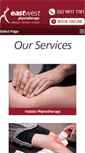 Mobile Screenshot of eastwestphysio.com.au